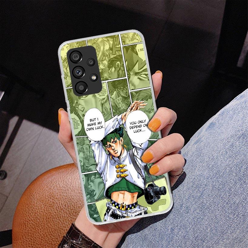 JoJo Bizarre Adventures Anime Phone Case For Samsung Galaxy A17 A16 A15 A14 A13 A57 A56 A55 A54 A53 A37 A36 A35 A34 A33 A26 A25