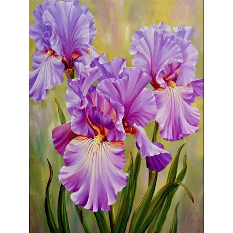 DIY 5D Diamond Painting Cross Stitch Flower Poppy Diamond Embroidery Full Round Drill Mosaic Picture Rhinestone Decor Home Gift