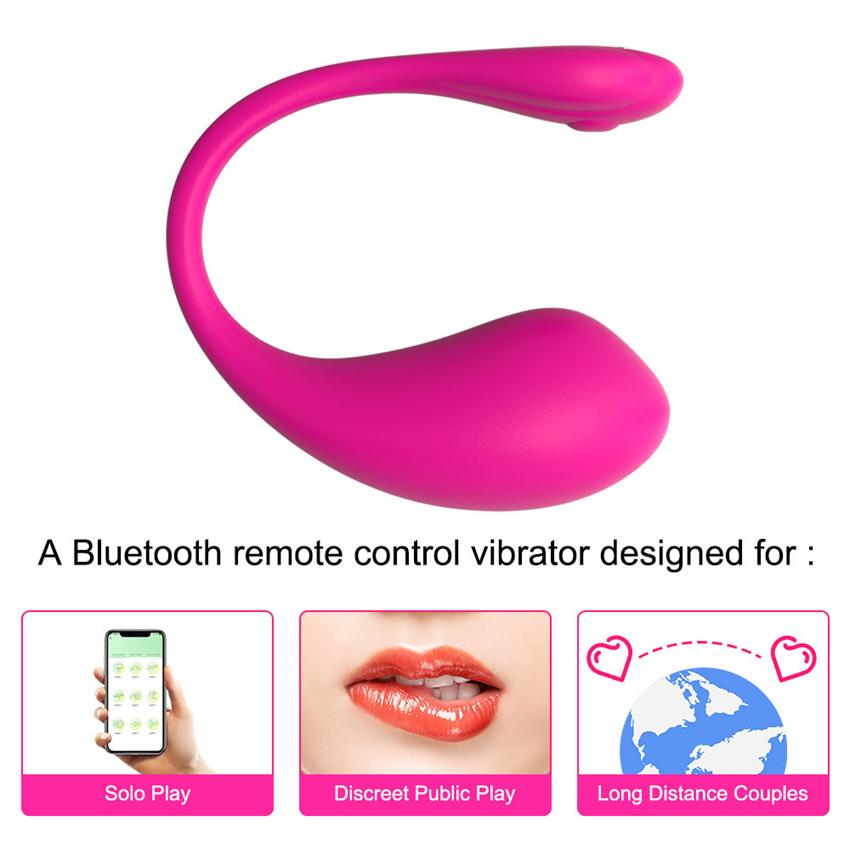 Wireless Bluetooth G Spot Dildo Vibrator for Women APP Remote Control Wear Vibrating Egg Clit Female Panties Sex Toys for Adults