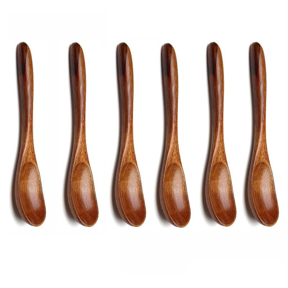 Tableware Cooking Utensils Dessert Kitchen Tools Wooden Spoon Soup Spoons Tea Spoon Coffee Spoon