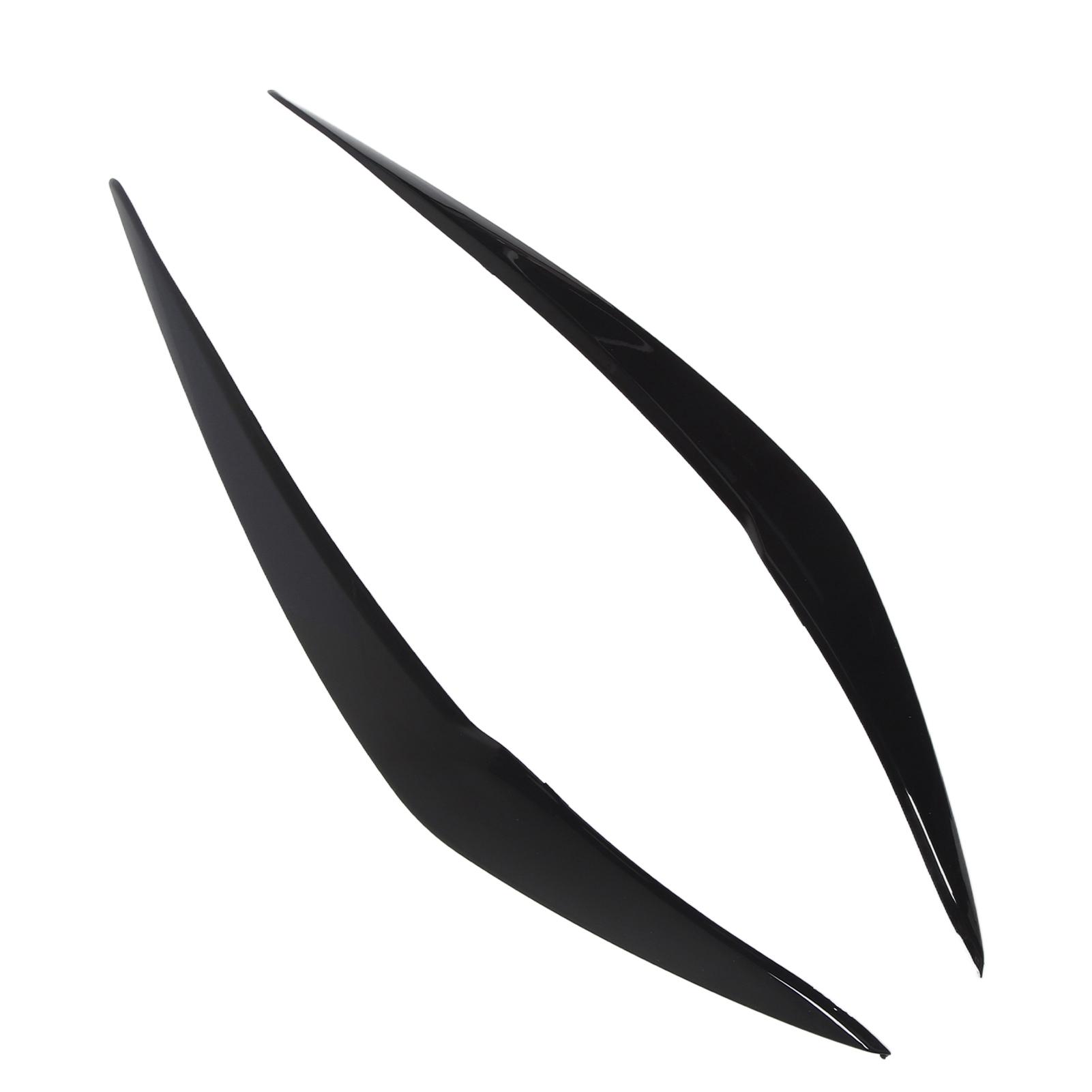 

1 пара фар, бровь, левая, правая, передняя фара, крышка века, подходит для 1 серии F20 Facelift чёрный