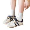Women's New Autumn Flat-bottomed Middle School Student Versatile Round Head Casual Child