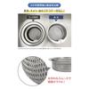 IWANO Drain and Garbage Drain with Anti-Stain Coating. Removes Oil and Dirt with Just Water. Antibacterial and Anti-Mold. All-Stainless Steel Dish Dra