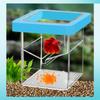 Acryl Fischzucht Isolierbox Schwimmende Aquarium Züchter Futterspender Aquarium Brutkasten Inkubator Aquarium Brutstätte Zubehör