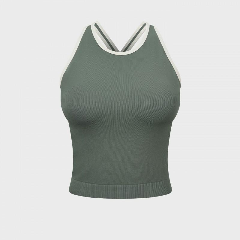 Womens Tennis Skort With Contrast Trim Waist-Cinching Pleated Design Quick-Dry Outdoor Sports