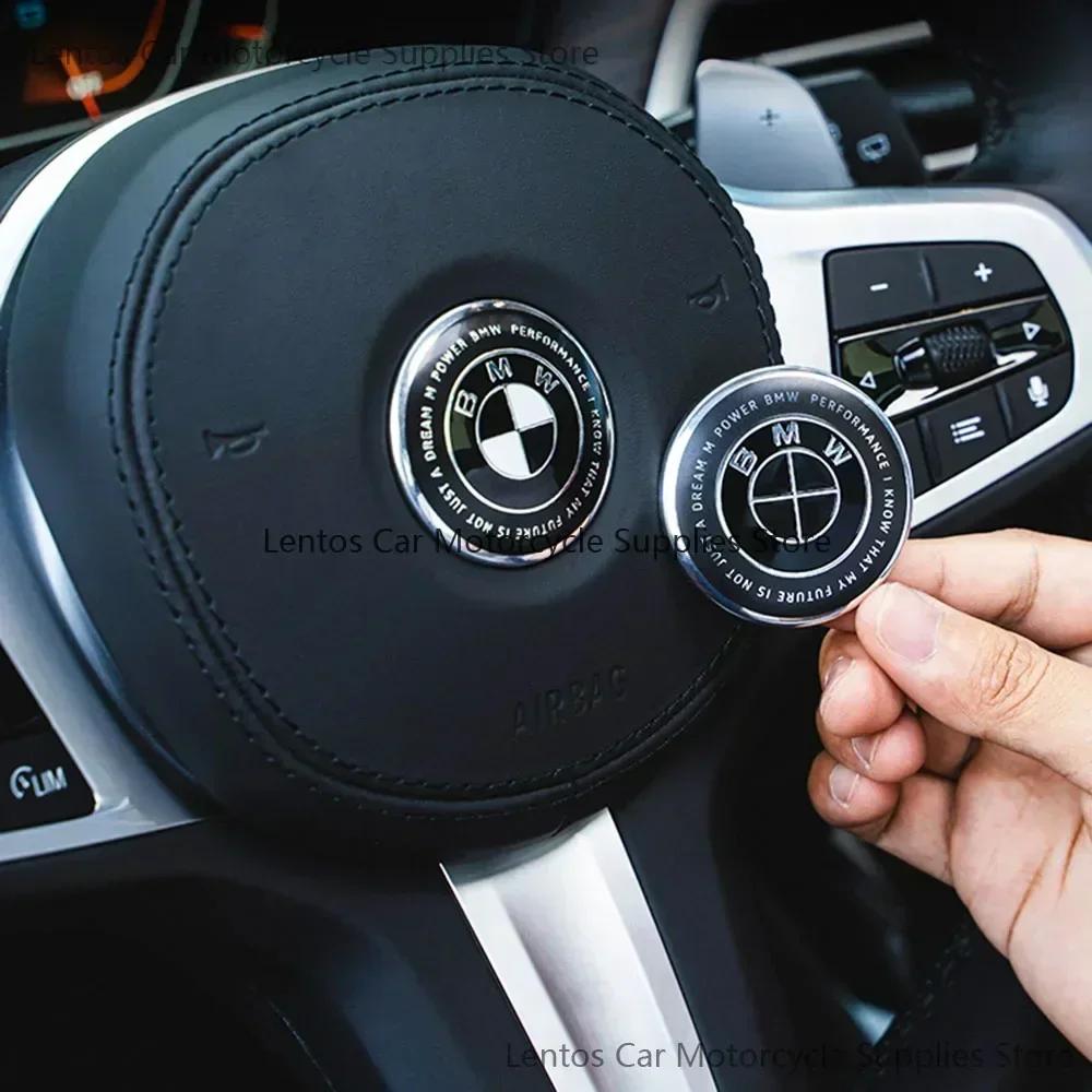 BMW 3 Series 5 Series Modified Thunder Limited Edition Black and White Front and Rear Logo X1 X3 X5 X6 Wheel Cover Decoration