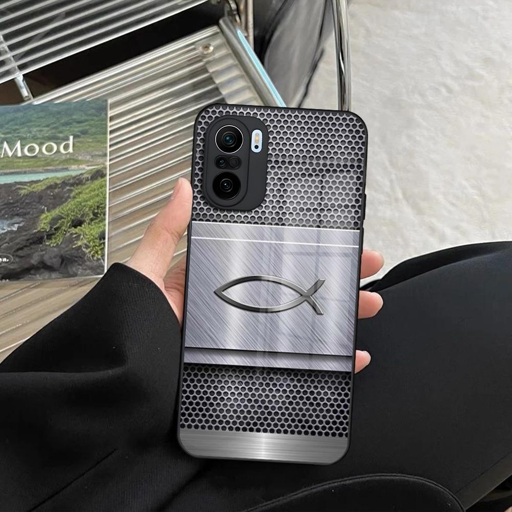 

Fish Symbol Jesus Christ Christian Phone Case for Xiaomi 14 13 12 11 13t 12t 11t POCO M6 M5 X6 X5 F6 F5 Ultra Pro Lite 5G toughe Xiaomi 14