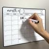 Planificador Mensual Magnético Tablero de Programación Fácil de Limpiar Calendario Portátil de Pizarra Blanca Uso en Cocina
