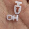 50 Pcs Plastic Rail Curtain Conveyor Hook Rollers Home Curtains Hanger Drapery Tieback Hooks Curtain Accessories Track Slider