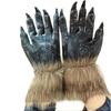 Halloween Werewolf Gloves - Masquerade Props, Plush Wolf Paws