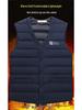 Men's Plus Size Cotton Vest - Sleeveless, Warm, Casual Fit for Seniors - Ideal for Autumn and Winter