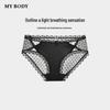 Mybody Women's Lace Mid-Low Waist Briefs