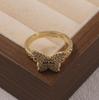Korean Dongdaemun Butterfly Chain Adjustable Ring for Women