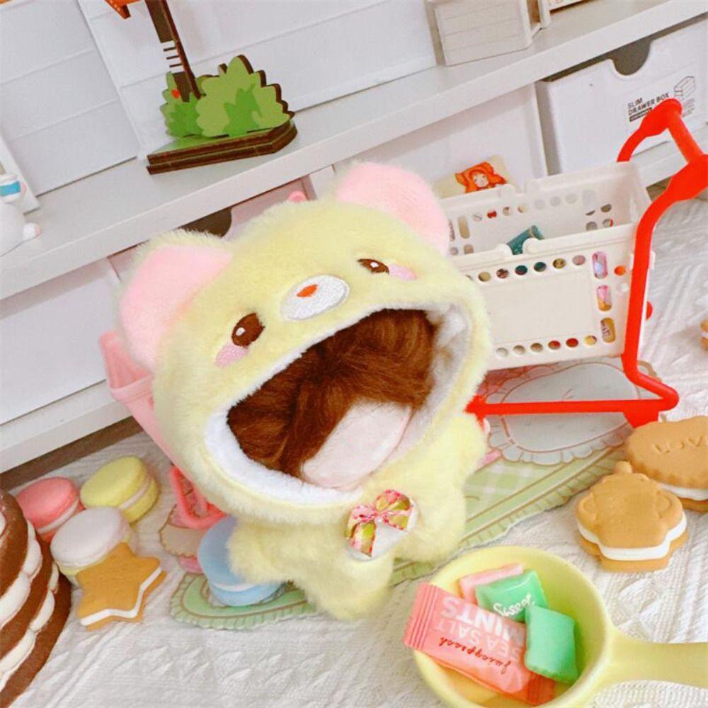 Multicolor Doll Clothes Plush Hairy One-piece Garment Cartoon Animal Jumpsuits  Stuffed Cotton Doll