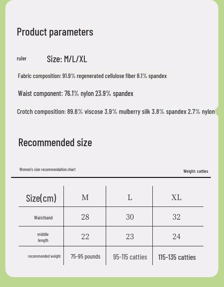 Urban Beauty Women's Modal Mulberry Silk Briefs 4-Pack