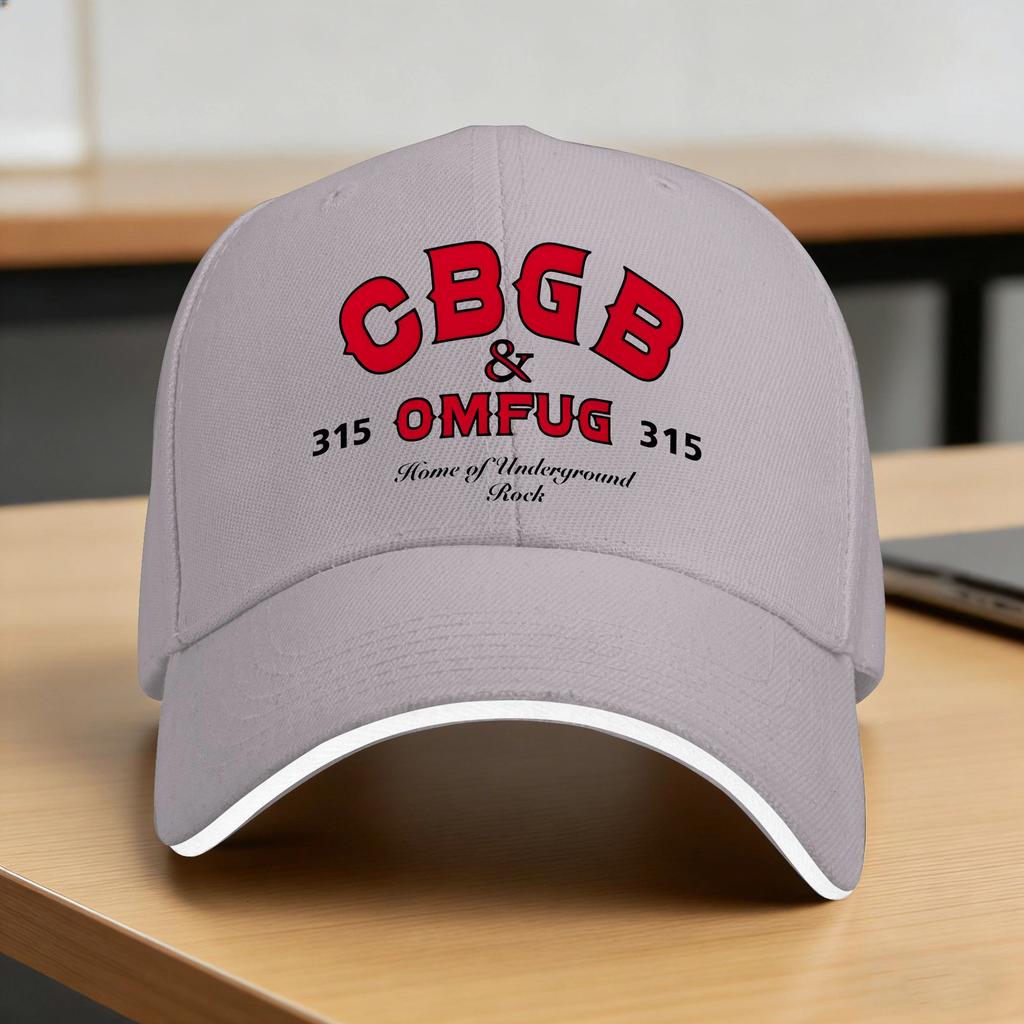 CBGB OMFUG Casa del Rock Underground Cappellino da Baseball Casual Cappellino da Trucker Estivo Unisex Donna yk Cappellini da Baseball Retrò