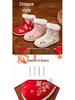 Winter 2025 Girls' Hanfu Butterfly Snow Boots: Handmade Velvet Embroidered Cotton Shoes