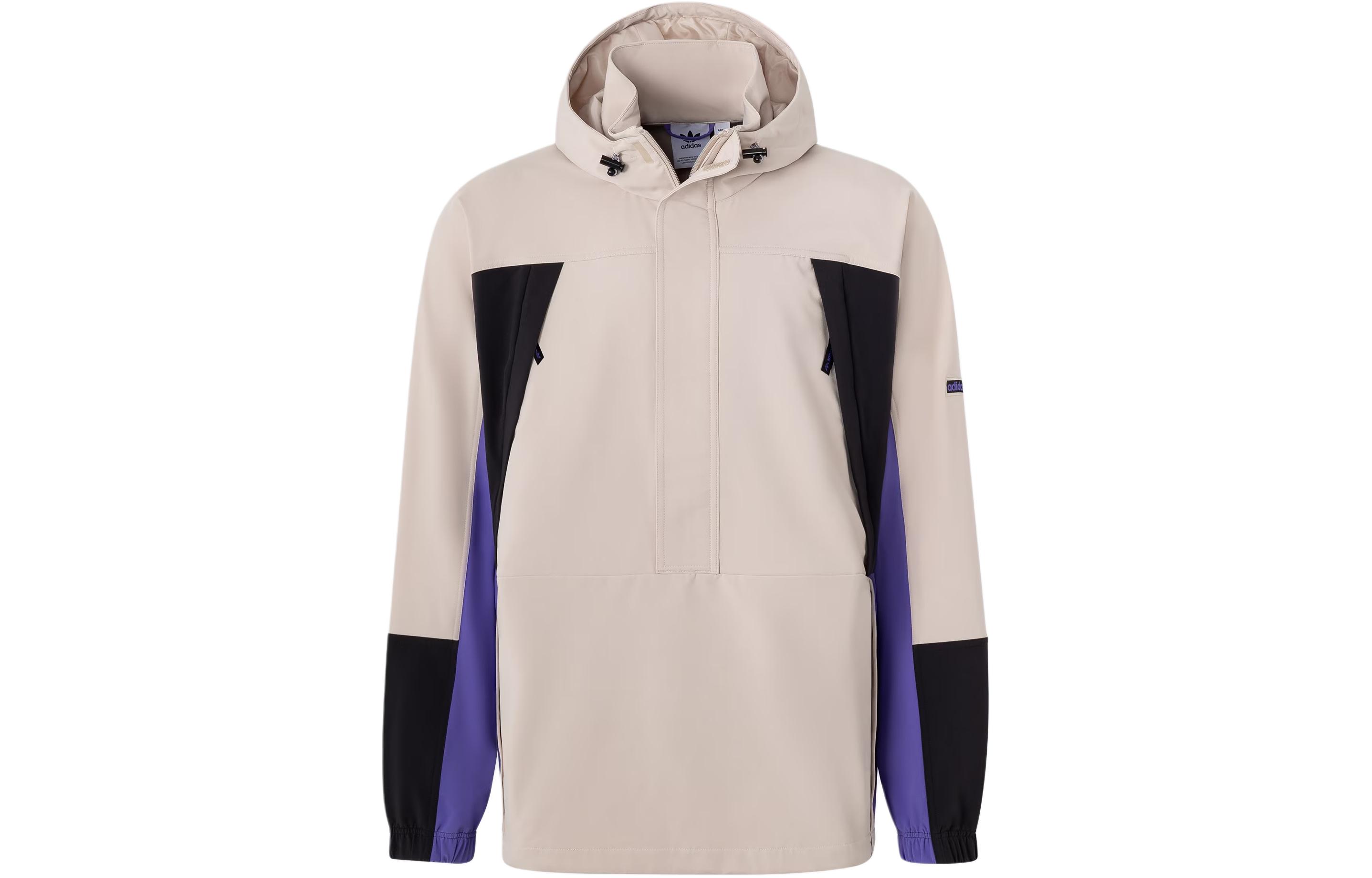 Adidas Originals Colorblock Anorak Jackets & Coats Men s Earth Umber JF2855 L