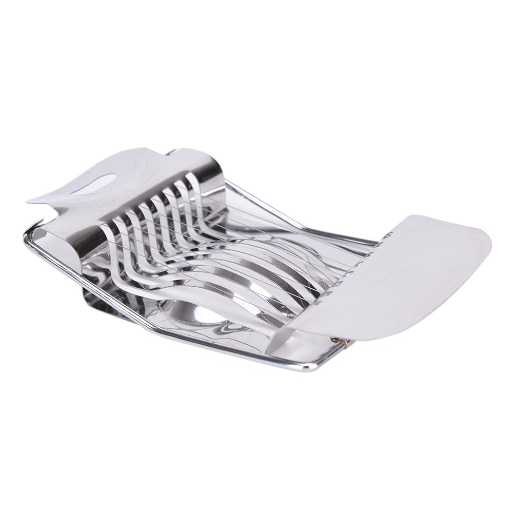 1pcs Egg Slicer Stainless Steel Boiled Egg Slicer Section Cutter Mushroom Tomato Cutter For Cooking Tool