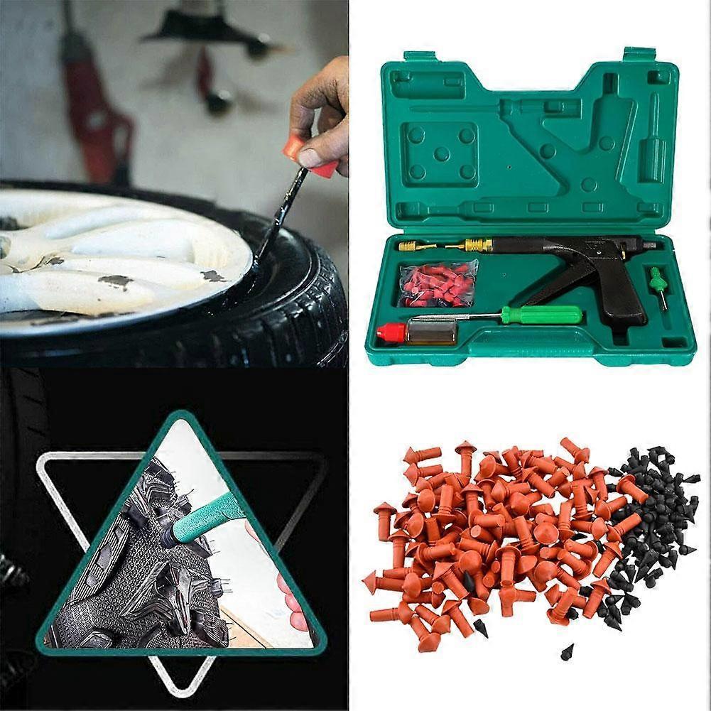 *Kit di riparazione forature pneumatici tubeless di emergenza per auto e moto Strumento di riparazione pneumatici