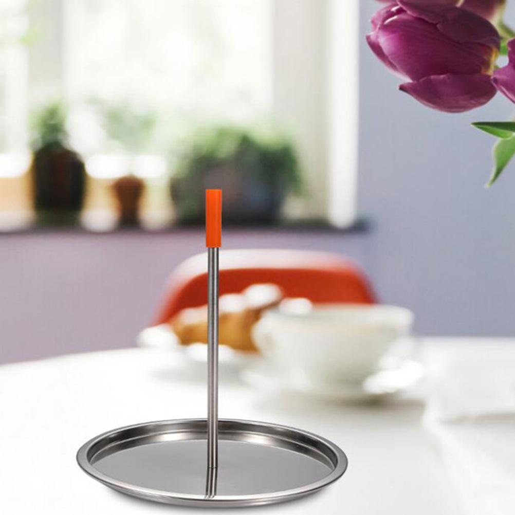 Vertical Skewer Grill Stainless Steel Stand Pastor Skewer Chicken Roasting Rack for Large Meat Barbecue Grilling Picnic ( Cap