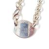 Very Good TIFFANY&Co. choker Oval tag Necklace Silver SV925 Women Used