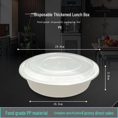 Disposable American-Style Round Meal Box
