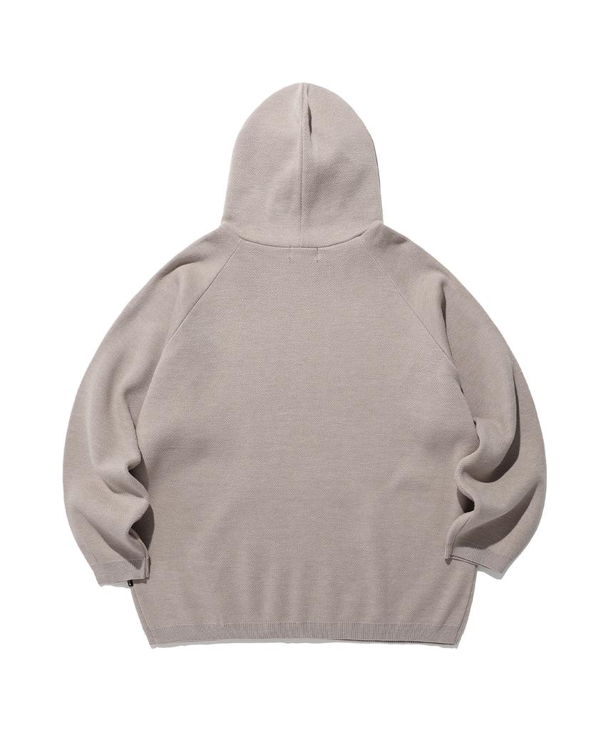 NICEGHOSTCLUB Even The Devil Knit Hoodie_Beige(Ng2Esuk610A)