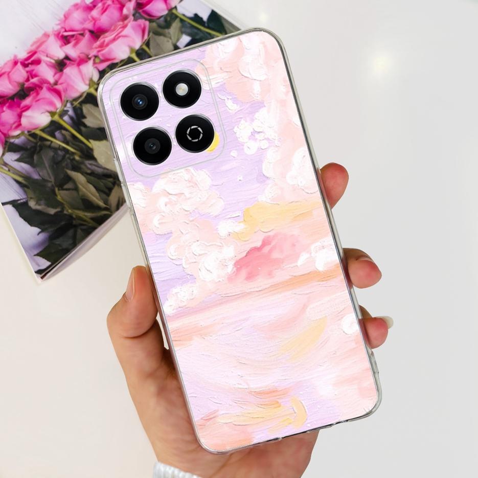 For Honor X7C 5G Case ALT-NX1 Cute Panda Cartoon Painted Cover Soft Slim Phone Case For Honor X7C X 7c HonorX7C 4G Fundas Bumper