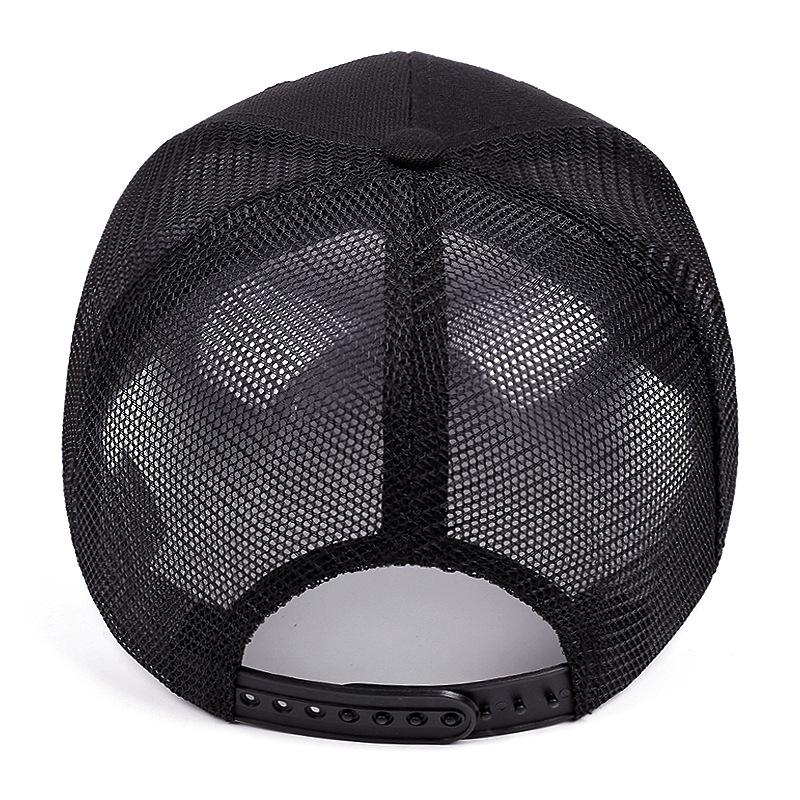 Summer mesh breathable baseball cap, mountain pine embroidered cap, men's and women's outdoor sunshade mesh cap