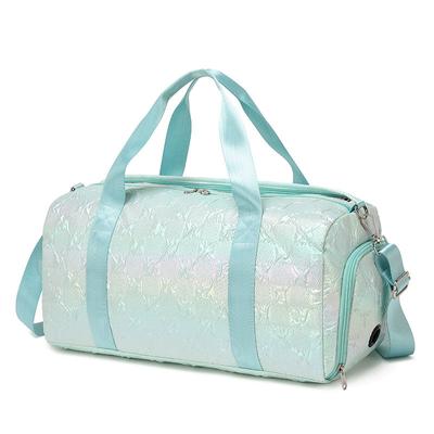 Mintgrüne Aurora-Reisetasche, großes Fassungsvermögen, Freizeit, Reisen, One-Shoulder-Crossbody-Tasche, Sport-Fitness-Gepäcktasche