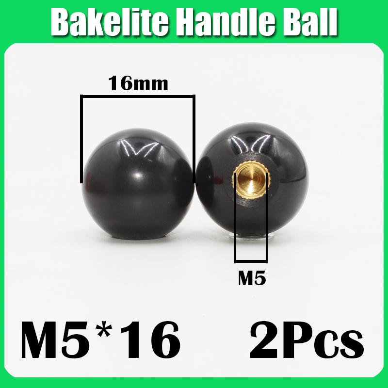 M4 M5 M6 M8 M12 Black/Red Round Ball Resin Ball Knobs Bakelite Lever Knob Grip Handles Of Furniture Or Machine Tool Copper Core
