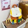 Schoolbag Parent-child Sports Backpack Leisure Outdoor Boys and Girls Travel Kindergarten Small Schoolbag Light Color Matching Cute