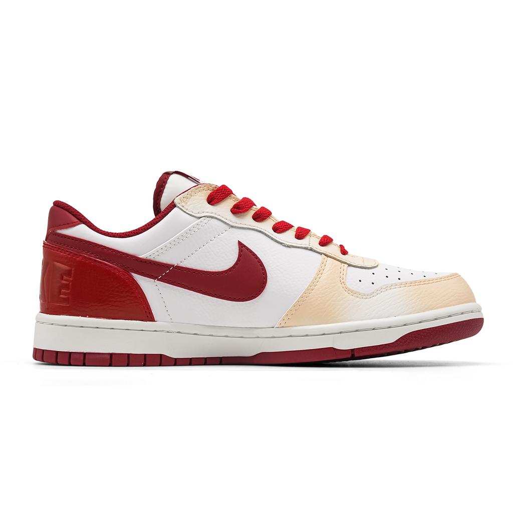 Nike Big Abrasion Resistant Breathable Low top Skateboard Shoes Men's Gold 355152-150