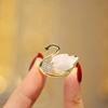 Bo Xin Yun Elegant Swan Zircon Brooch for Women - High-Grade Wedding and Coat Accessory
