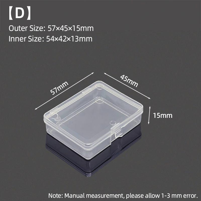 Transparent Storage Box Parts Box Multi-compartment Box Plastic Empty Boxes Classification Compartment For Jewellry Tool Parts