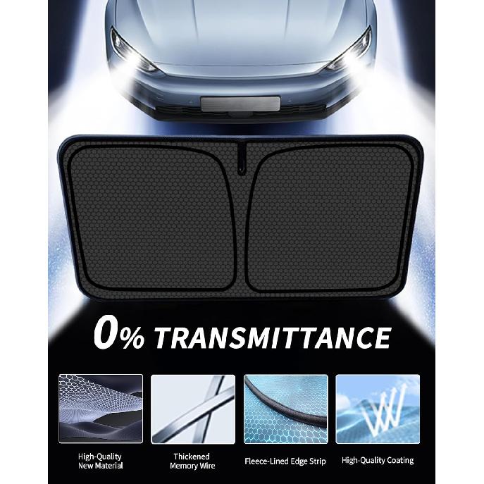 Ized Windshield Sun Shade for Toyota RAV4 -2024 2025 RAV-4 LE XLE Premium Blocks UV Rays Accessories,1:1 Tailored Foldable Thickened Front Window