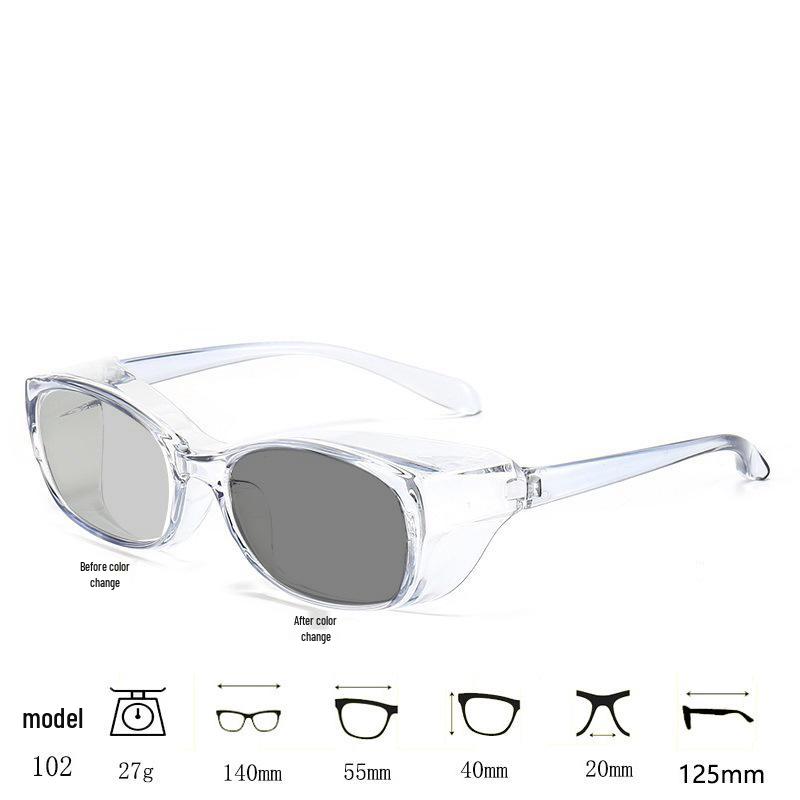 New Anti-Pollen Silicone Ring Polarized Photochromic UV Protection Anti-Fog Sunglasses