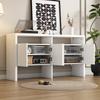 Sideboard with 2 Open Compartments and 4 Doors, Chest of Drawers with Generous Storage Space for Dining Room Living Room or Hallway