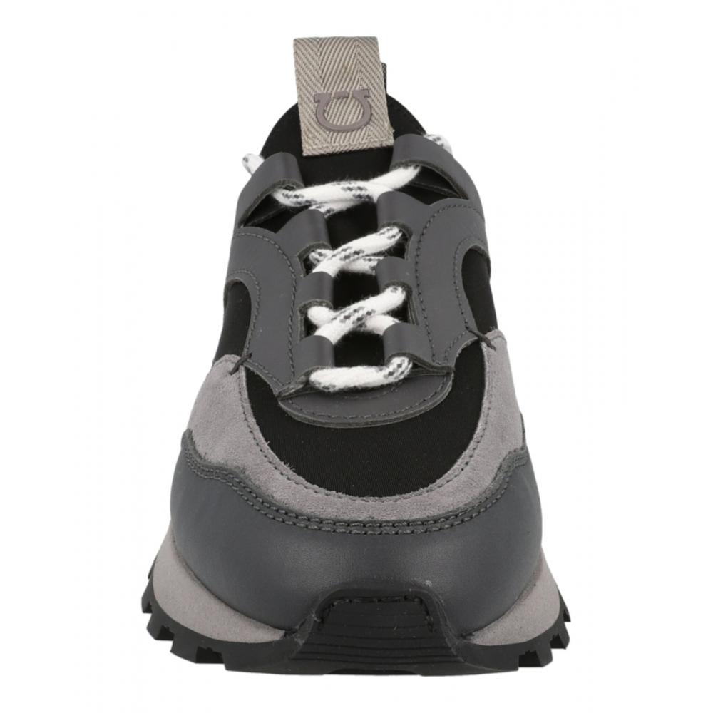 Salvatore Ferragamo Indy Low Top Sneakers Black