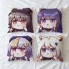 Cushion Soft Case Sofa Living Room Poke Game6 Home Comfortable Office Impact Decor Q Face Genshin Protective Pillow Covers
