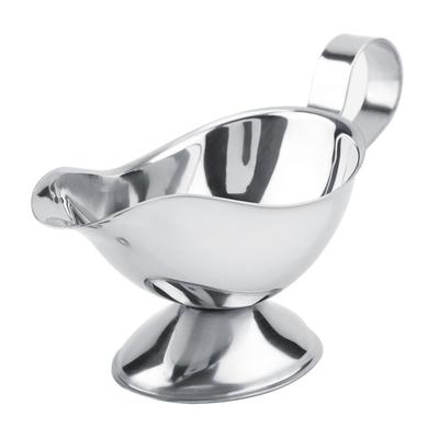 Griff Soßenschiff Servierer Silber Soßenboot Langlebig Soßen Servierschale Salatdressing