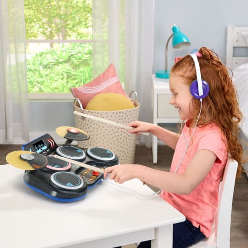 VTech Kidi Star Drum Pad, černá.