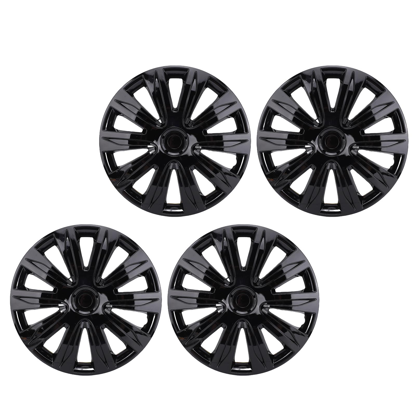 

4 шт. 16-дюймовый колпак ступицы колеса Полная защита Стильный вид Универсальная посадка Защелкивающийся R16 Крышка обода колеса
