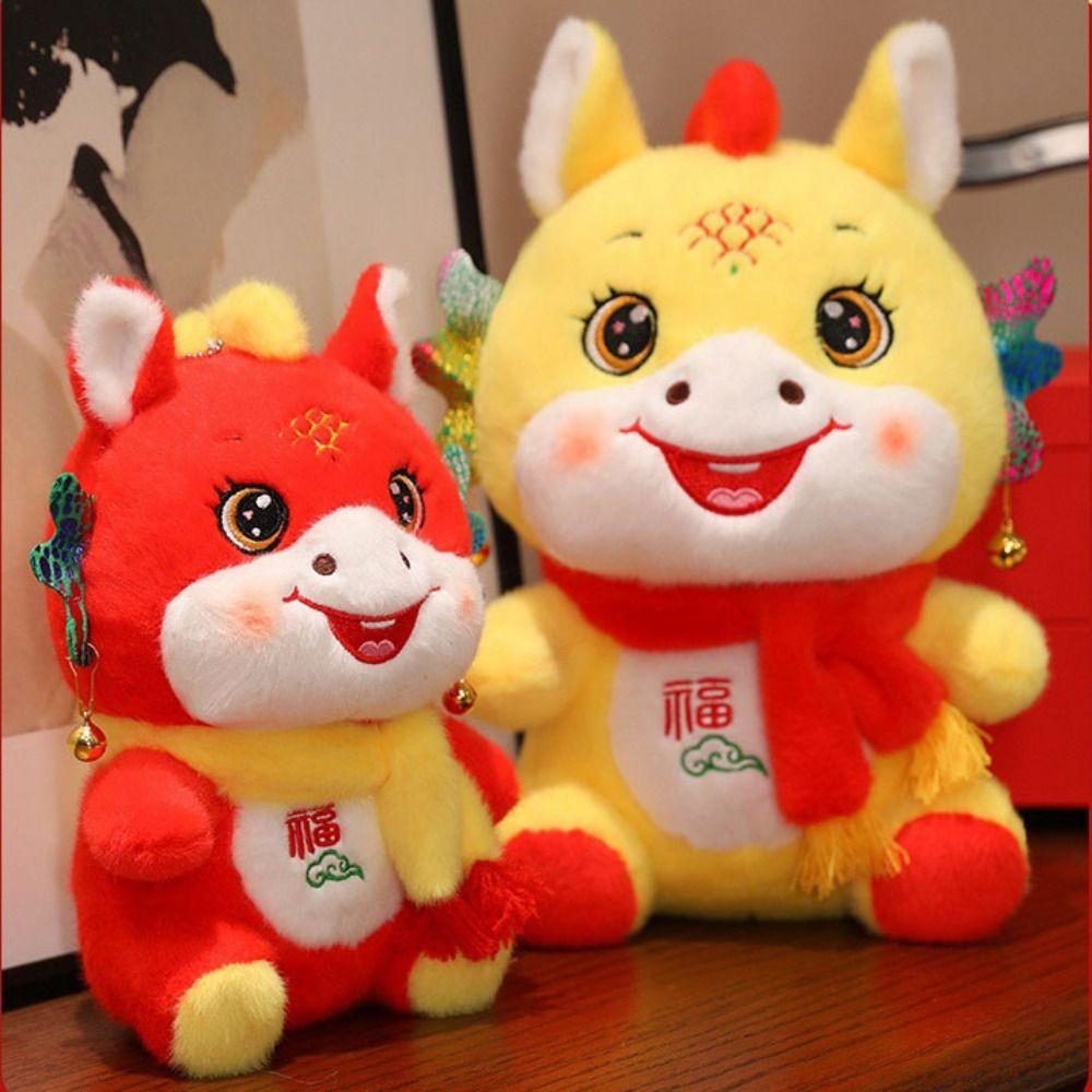 2026 Horse Year Lucky Pony Plush Toys Soft Stuffed Horse Year Mascot  Chinese New Year