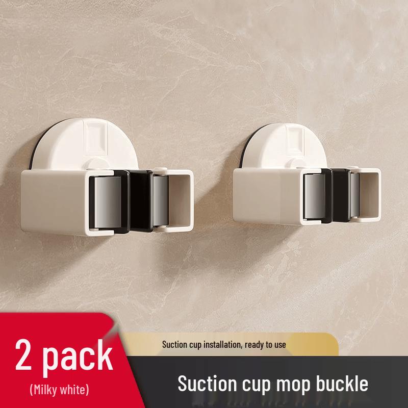 YIXI Wall Mounted Mop Holder Clip