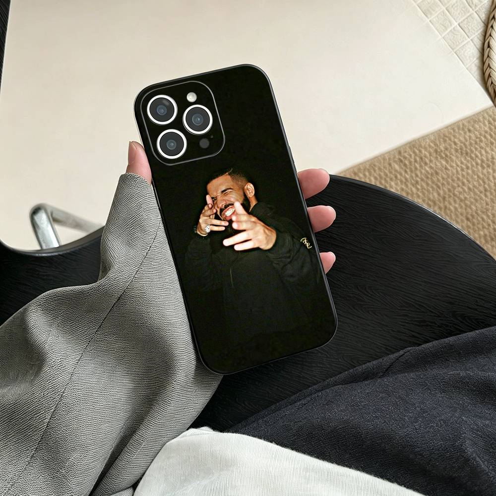 Canadian rapper Drake Phone Case For iPhone 17, 16,15,14,13,12,11 Plus,Pro Max, Others Soft Black Cover