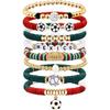 Sada náramků na Mistrovství světa ve fotbale FIFA 2026 Fotbalový přívěsek Korálky Doplňky pro sportovní hry