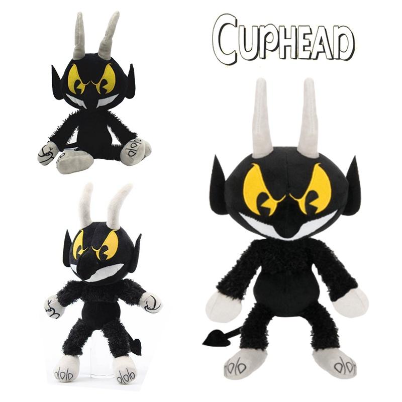 Devil Cuphead Mugman Boss Plush Toy Stuffed Animal Doll Kid Baby Xmas Decor Gift