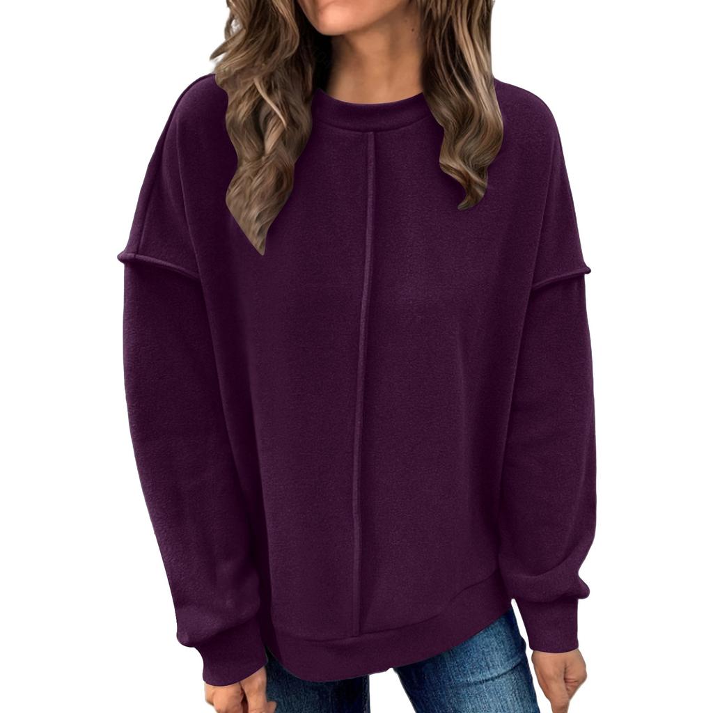 Fashion Loose Sports Crewneck Sweatshirt Casual Pullover Long Sleeve Crewneck Sweatshirt